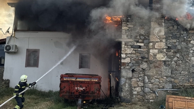 Muğla'da evde çıkan yangın söndürüldü