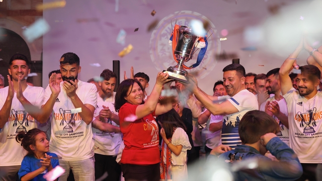 Nevşehir'de Suvermez Kapadokyaspor'un Nesine 3. Lig'e yükselmesi kutlandı