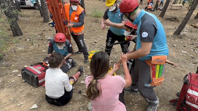 Gaziantep'te UMKE ekipleri tatbikat yaptı