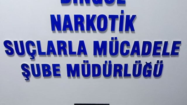 Bingöl'de uyuşturucu operasyonunda 1 şüpheli tutuklandı