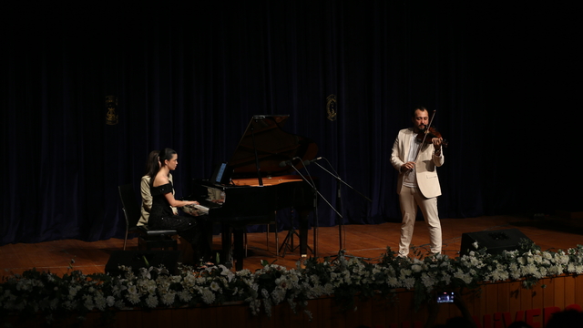 Piyanist İraz Yıldız, Hatay'da konser verdi