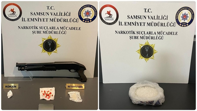 Samsun'da uyuşturucu operasyonunda 3 zanlı yakalandı