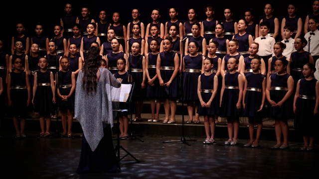 Samsun Devlet Opera ve Balesinin "çocuk korosu" konser verdi