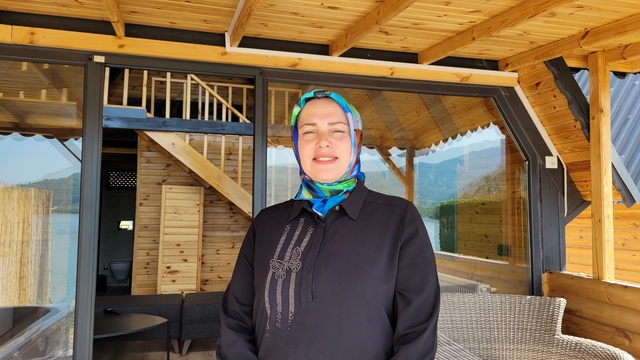 Samsun'da göl manzaralı bungalov evler turizme hizmet edecek
