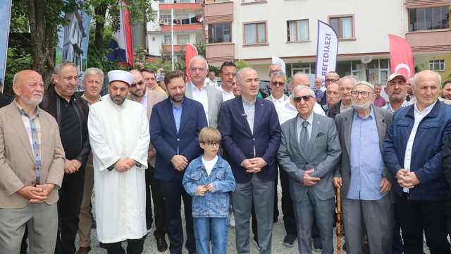 Rize'de Çarşı Mahallesi Camisi'nin temeli törenle atıldı