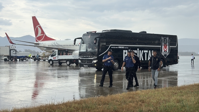 Beşiktaş kafilesi Bodrum'a geldi