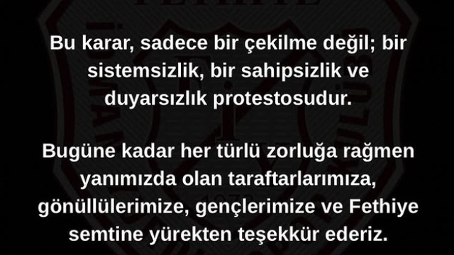 TFF 3'üncü Lig'e çıkan Bursa temsilcisi, ligden çekilme kararı aldı