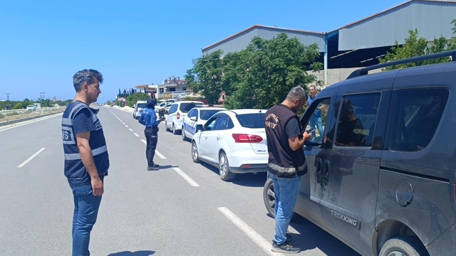 Samandağ'da Kurban Bayramı öncesi trafik denetimi yapıldı