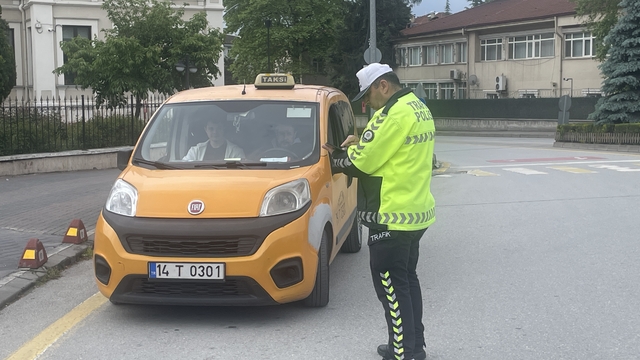 Bolu'da trafik denetimleri