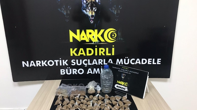 Osmaniye'de narkotik ve asayiş uygulamalarında yakalanan 3 şüpheli tutuklandı