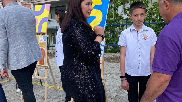 Erzurum'da ortaokul öğrencileri, hünerlerini sergiledi