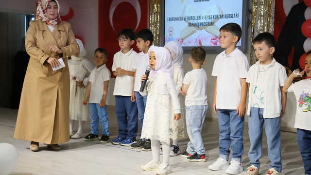 Gemerek'te 4-6 yaş Kur'an kursu öğrencilerine yönelik mezuniyet töreni düzenlendi