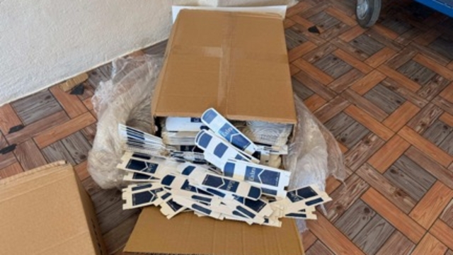 Kırklareli'nde 17 bin makaron ile 7 kilogram tütün ele geçirildi