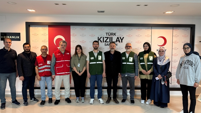 Samsun'da Yeşilaydan Kızılaya ziyaret