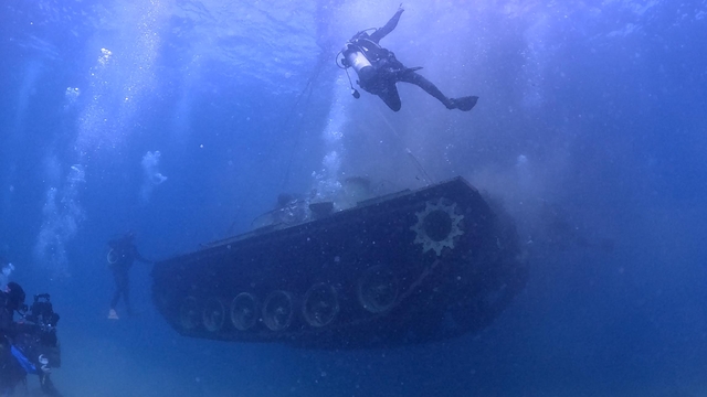 Saros Körfezi'ne tank batırıldı (3)