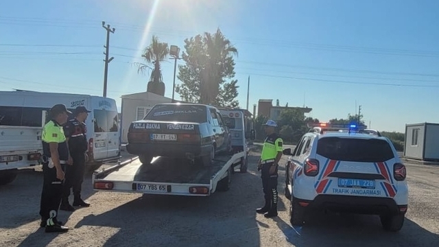 Antalya'da drift yapan sürücüye 65 bin 69 lira ceza kesildi