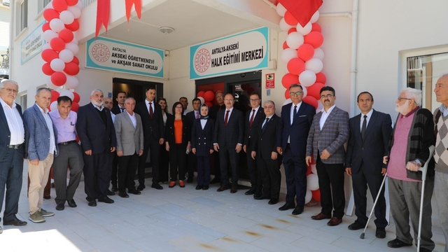 Akseki İlçe Milli Eğitim Müdürlüğü binası ile öğretmenevinin onarımı tamamlandı