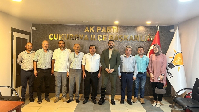 Sağlık-Sen Adana Şubesinden AK Parti il ve ilçe başkanlıklarına ziyaret