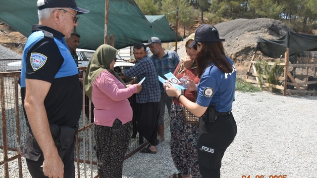 Bozyazı'da kurban pazarında denetim yapıldı