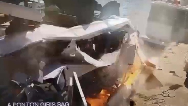 Bodrum'da teknede patlama: 3 yaralı (3)