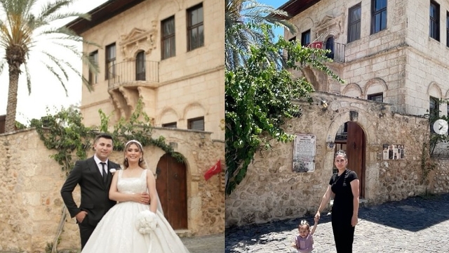 Şehidin eşinden evlilik yıl dönümünde kızıyla duygulandıran fotoğraflar