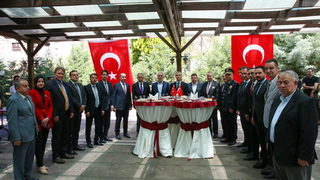 Uşak'ta bayramlaşma programı düzenlendi