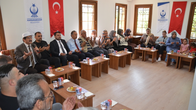Kahramankazan'da Kurban Bayramı arifesinde şehitlik ziyaret edildi