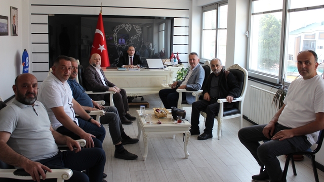 Eynesil Sivil İrade Platformundan Kaymakam Pamuk'a ziyaret