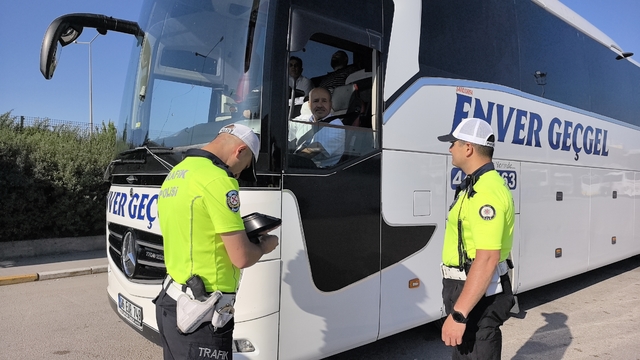 Bursa'da şehirlerarası otobüslerde 'bayram' denetimi