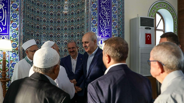 TBMM Başkanı Kurtulmuş, bayram namazını Çanakkale'de kıldı