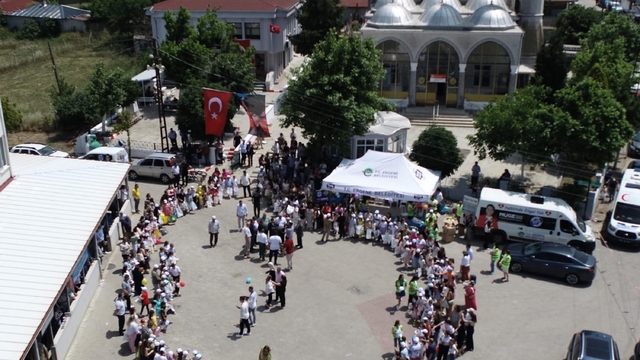 Tekirdağ'da 79 yıllık bayram geleneği sürdürüldü