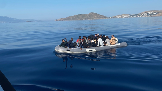 Bodrum'da 25 düzensiz göçmen yakalandı