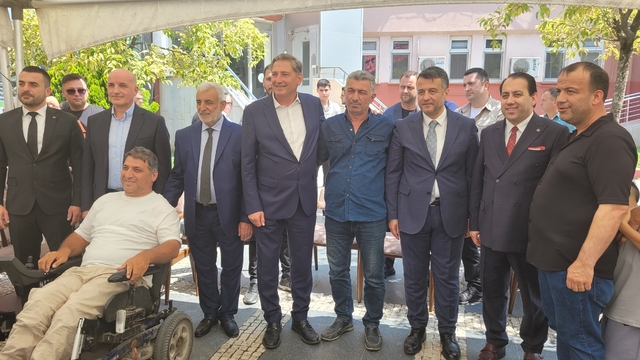 Tekkeköy'de bayramlaşma programı düzenlendi