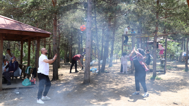 Yozgat'taki Çamlık Milli Parkı piknikçilerin uğrak noktası oldu