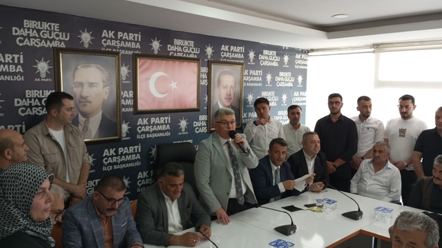 AK Parti Çarşamba İlçe Başkanlığınca bayramlaşma programı düzenlendi