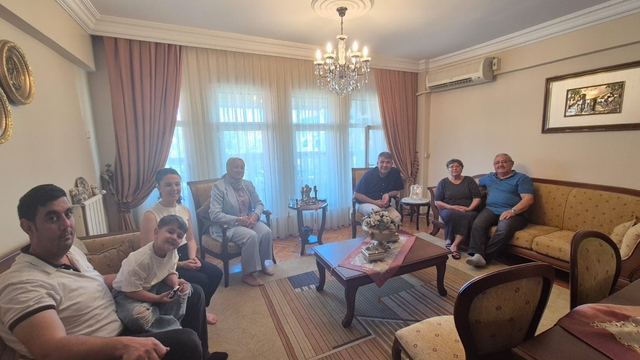 Edirne Emniyet Müdürü Karaburun, şehit ailesini ziyaret etti