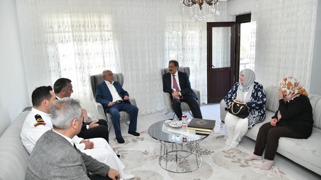 Tekirdağ Vali Vekili Güler'den şehit ailelerine ziyaret