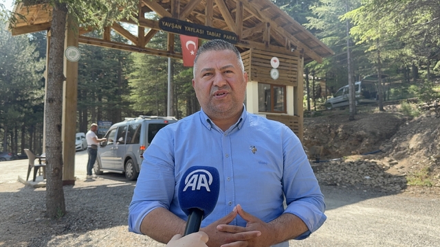 Kahramanmaraş'taki Yavşan Yaylası'nda bayram yoğunluğu yaşanıyor