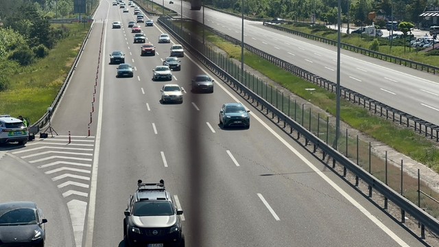 Bayram tatili dönüşünde Bolu geçişinde ulaşım rahat