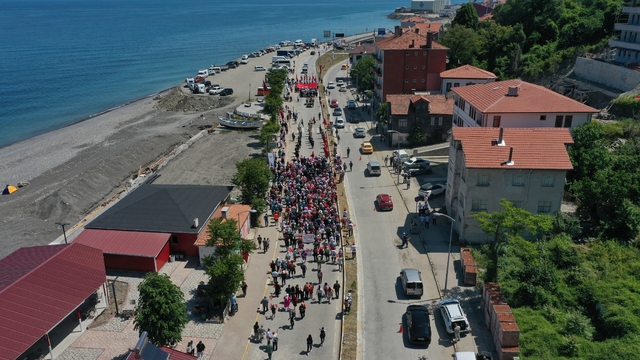 İnebolu'dan Kastamonu'ya 95 kilometrelik Atatürk ve İstiklal Yolu Yürüyüşü başladı