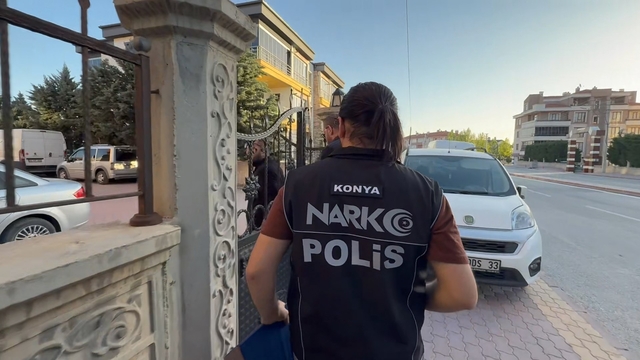 Konya'da narkotik operasyonu; 47 tutuklama