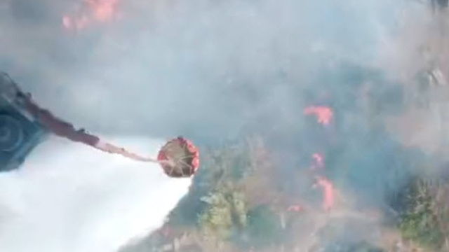 İzmir'de tarım arazisinde yangın