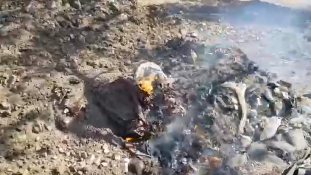 Edremit'te çöplükteki yangın, tarım arazisine sıçradı; söndürüldü