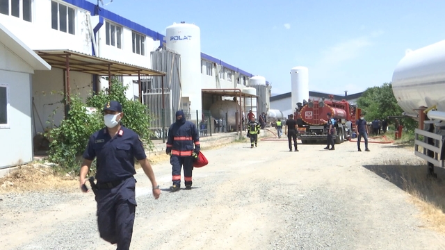 Elazığ'da dolum tesisinde patlama; 3 kişi gazdan etkilendi