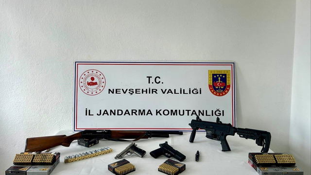 Nevşehir'de ruhsatsız silah operasyonunda 2 şüpheli yakalandı