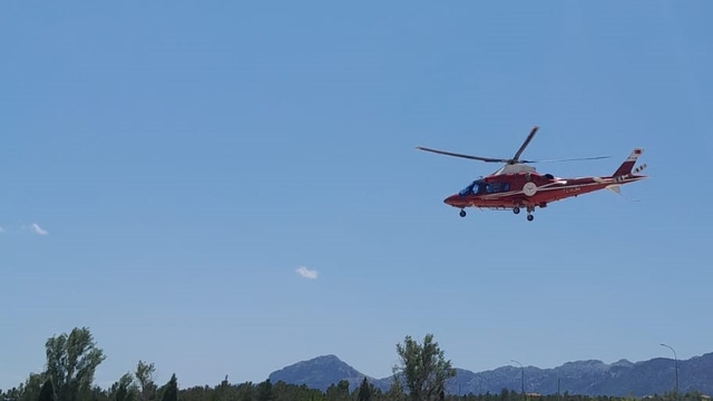 İş yerinde kalp krizi geçiren kişi hava ambulansıyla Konya'ya sevk edildi