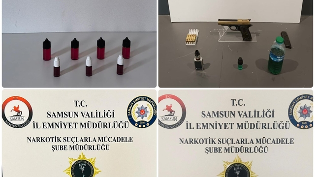 Samsun'da uyuşturucu operasyonunda 7 zanlı yakalandı