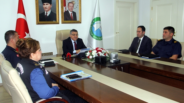 Sinop'ta "İl Güvenlik ve Asayiş Bilgilendirme" toplantısı gerçekleştirildi