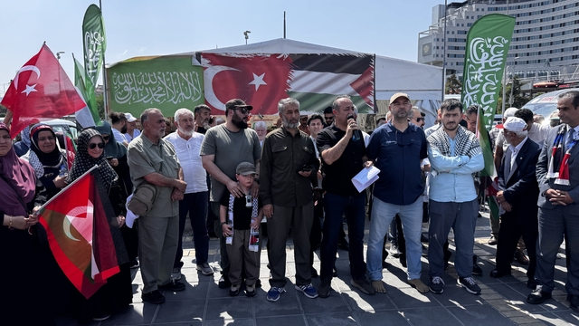 "Küresel Gazze Yürüyüşü"ne katılacak Kayseri kafilesi yola çıktı
