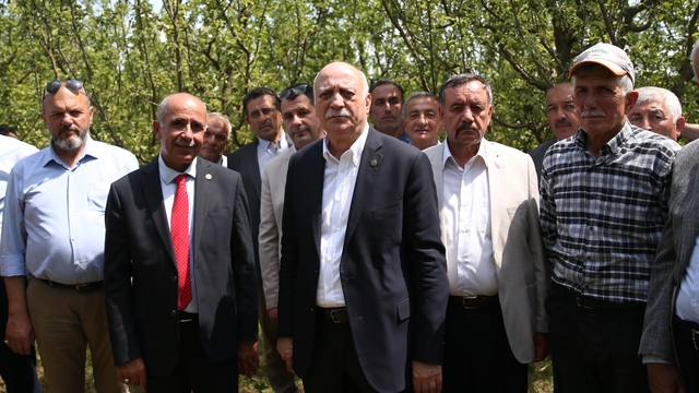 TZOB Genel Başkanı Bayraktar, Kastamonu'da dondan etkilenen tarım arazilerini gezdi